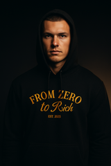 RITCHUNO “From Zero to Rich” Limited Edition Premium Streetwear Hoodie – 100% Cotton Luxury Fit