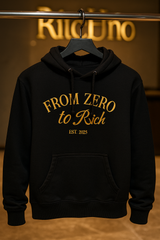 RITCHUNO “From Zero to Rich” Limited Edition Premium Streetwear Hoodie – 100% Cotton Luxury Fit