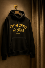 RITCHUNO “From Zero to Rich” Limited Edition Premium Streetwear Hoodie – 100% Cotton Luxury Fit