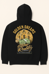 RITCHUNO® “Golden Dreams / Silver Reality” Hoodie – Limited Edition 2025 | Luxury Streetwear for the Ambitious