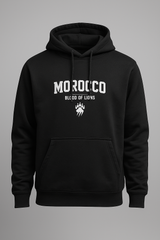 Moroccan Pride Hoodie - WE BLEED RED & GREEN | Limited Edition Blood of Lions Hoodie
